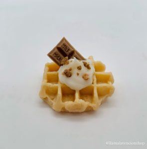 gofre nata y chocolate